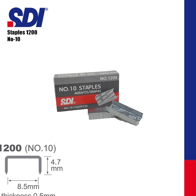 

KODE J92J SDI 12 No1 Staples Isi Staples No1 2 box