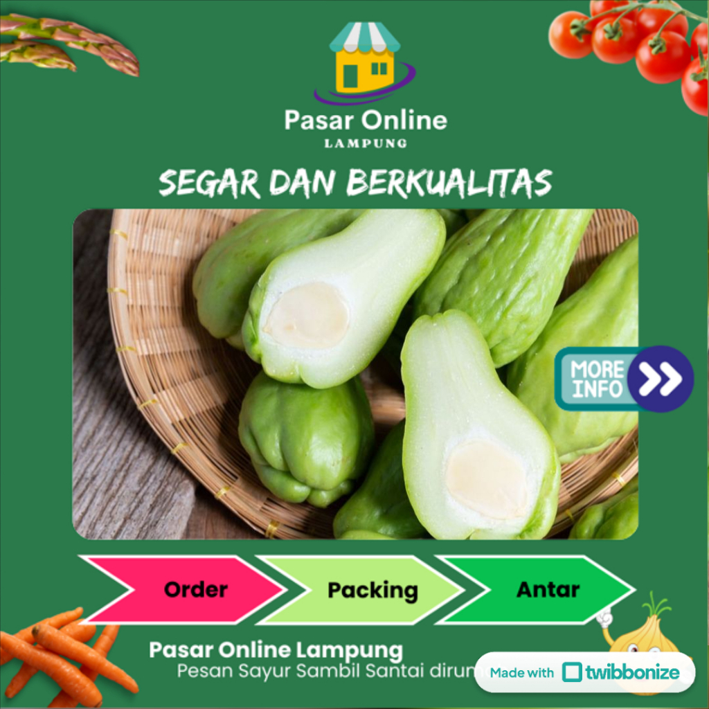 

Labu Siam Segar - Pasar Online Lampung