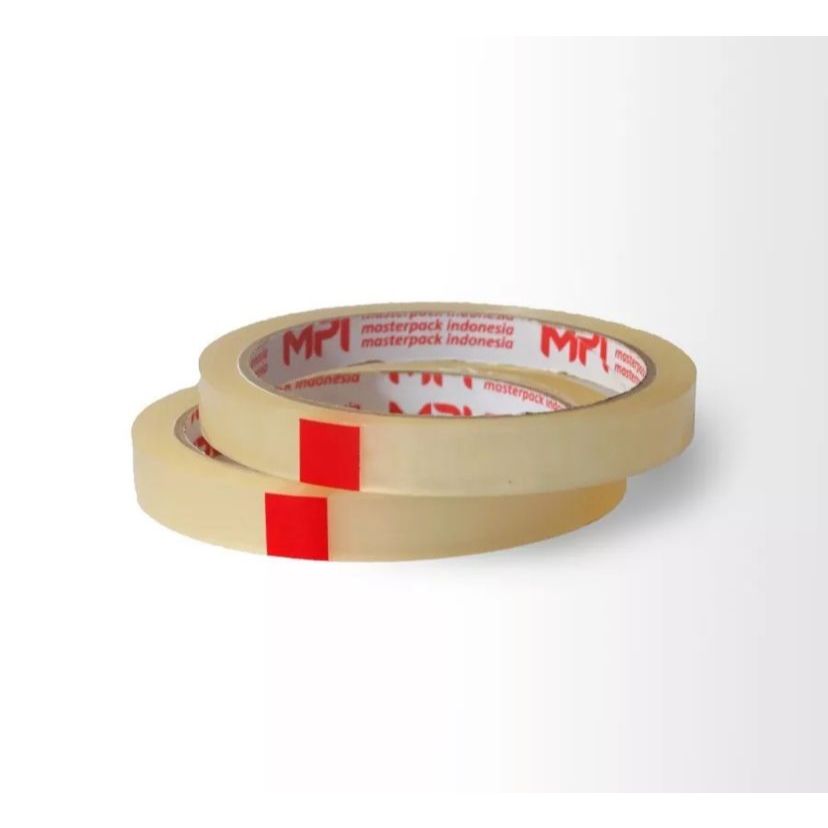 

HLC - (1pcs) Isolasi 12mmx72m - Selotip 12mmx72 meter - Lakban Isolasi 12mmx72m MPI