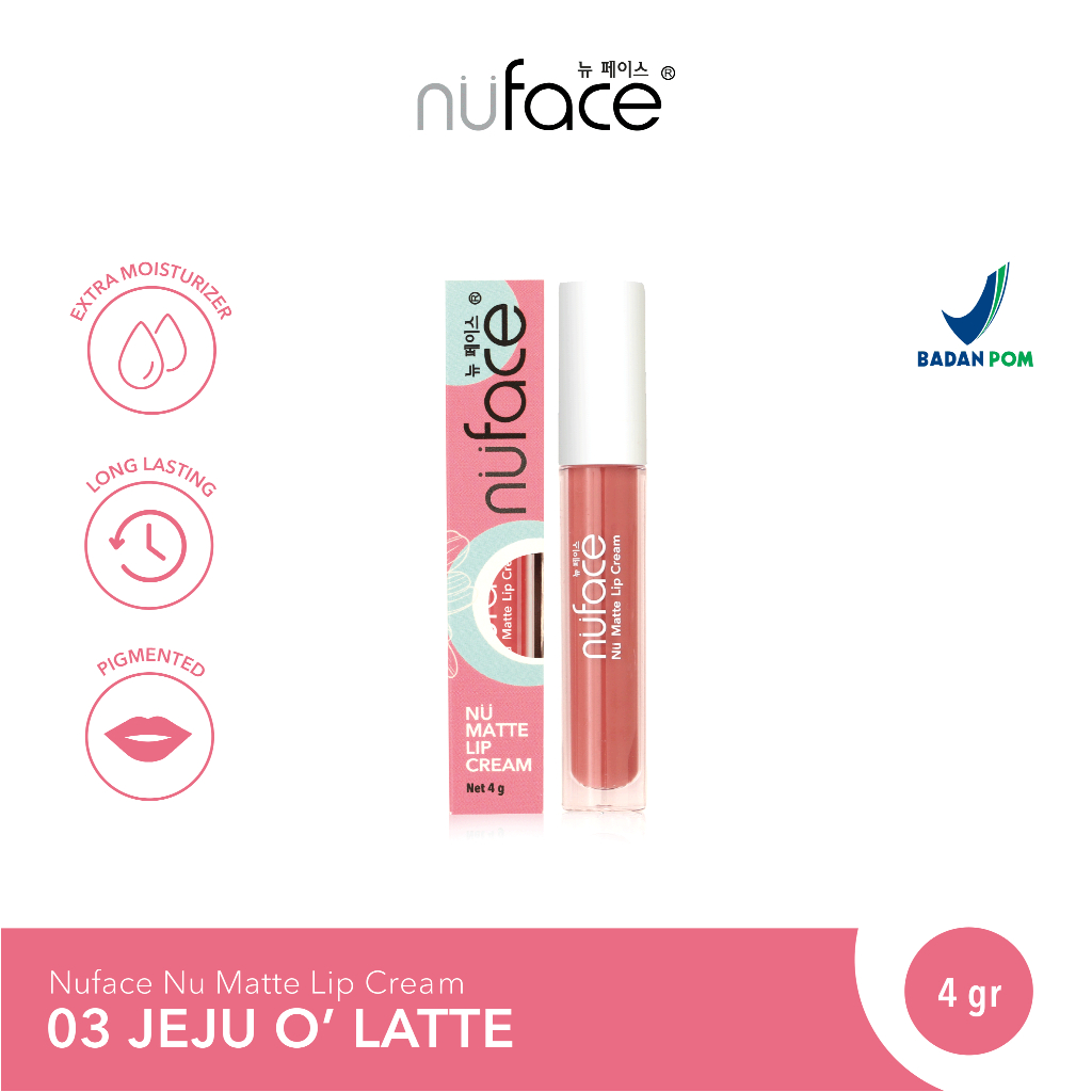 Nuface Nu Matte Lip Cream - Jeju o' Latte