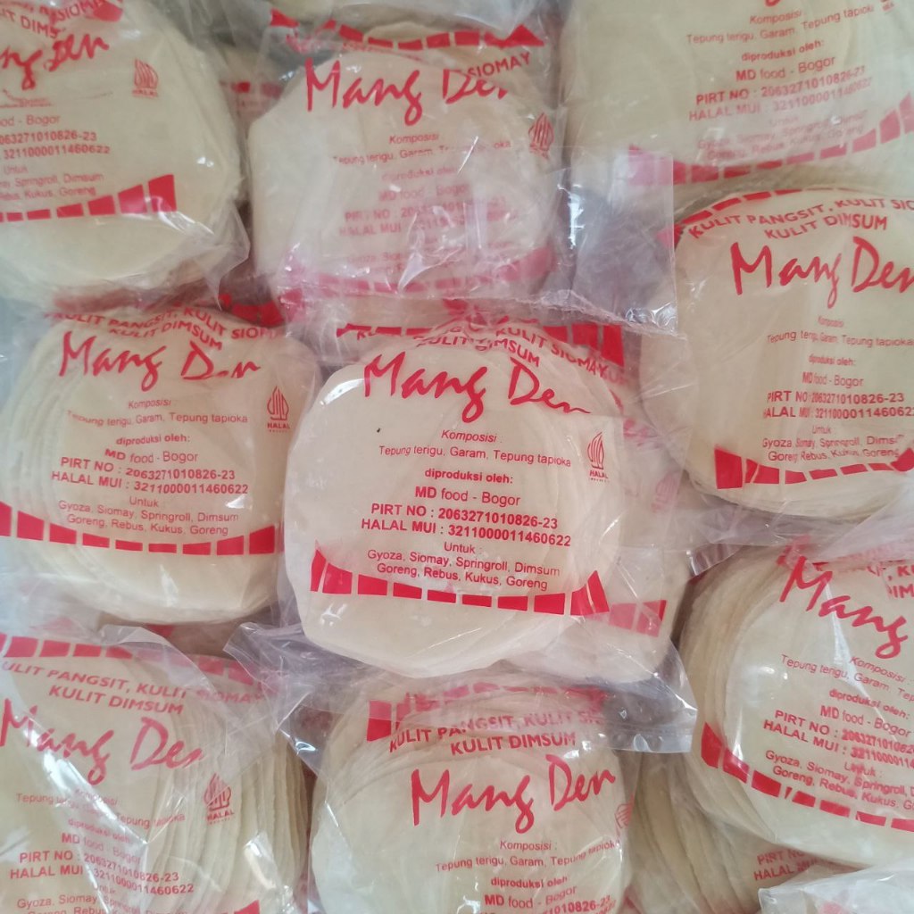 

Kulit Dimsum Ukuran 8 cm Tipis Lembut Halal
