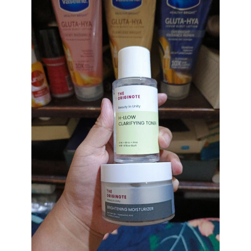 ThE 0rig1not3 moisturizer and toner aha bha