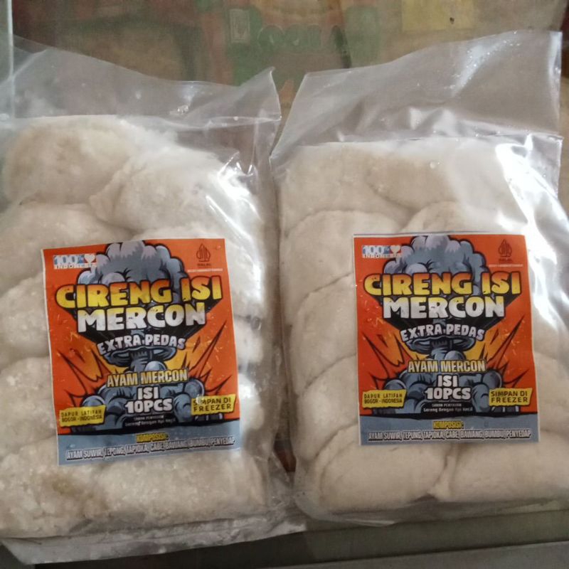 

Cireng Mercon isi Ayam suwir 10pcs