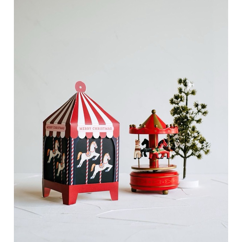 

Kotak Hamper Natal Sirkus / Circus Carousel Christmas Box