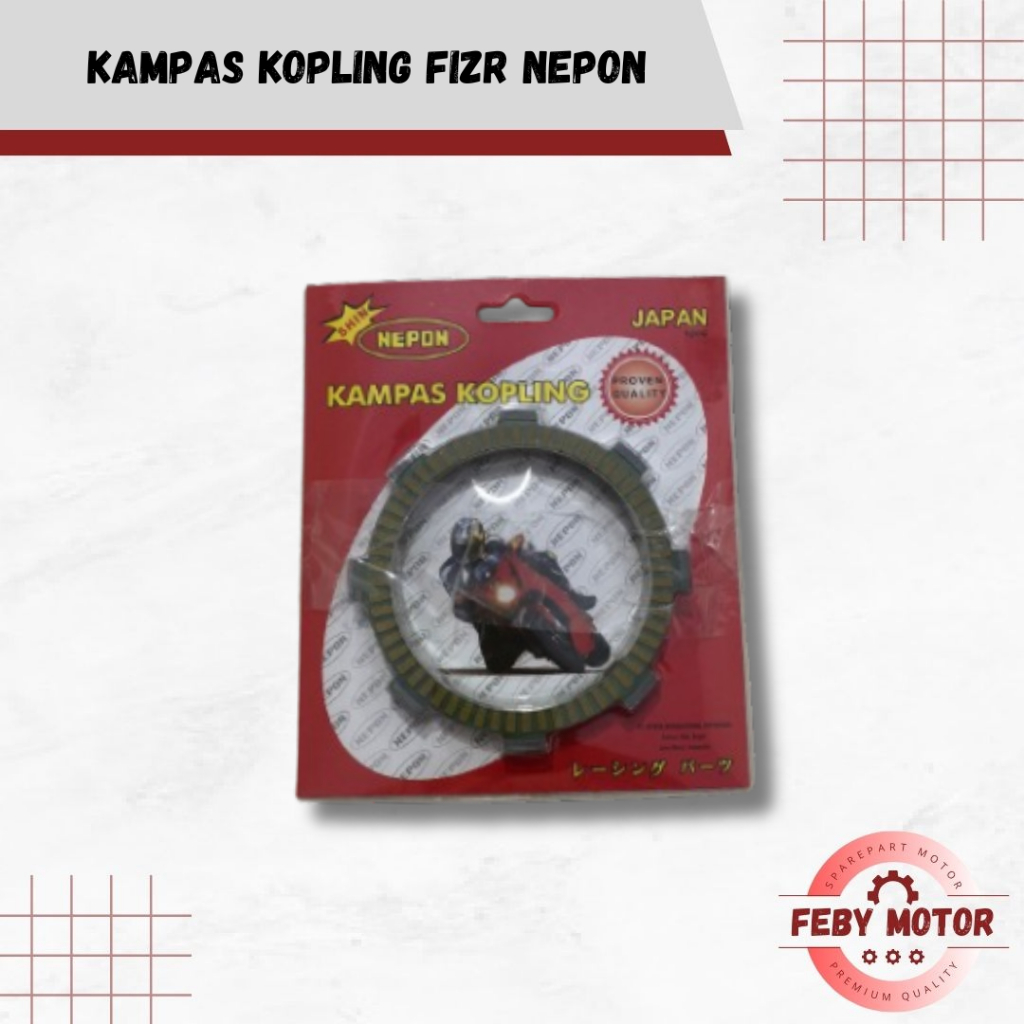NEPON Kampas Plat Kopling Fizr || Kampas Kopling Yamaha Fizr