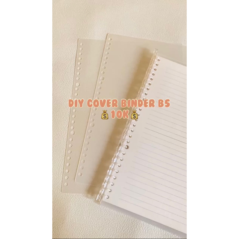 

[FREE GIFT] DIY Binder Cover Transparan B5 - Jasmine Gift