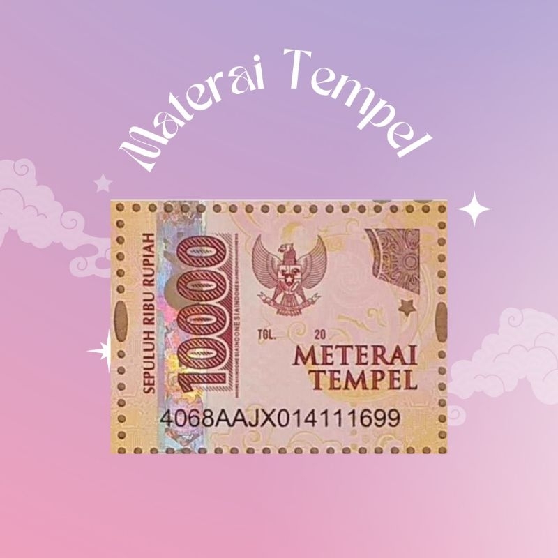 

Materai Tempel 10.000