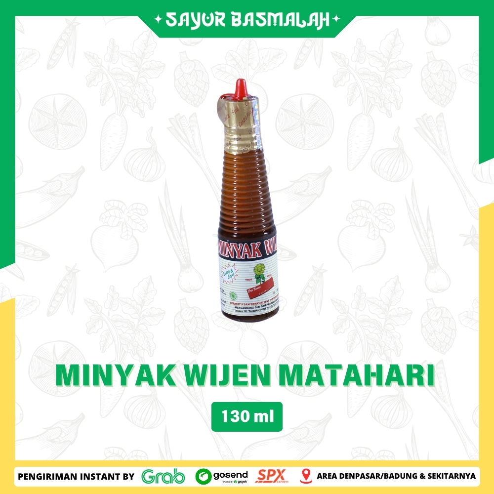 

Minyak Wijen Matahari 130ml - Sayur Basmalah