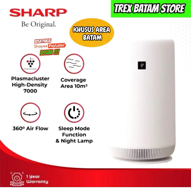 SHARP AIR PURIFIER FUNC01W PORTABLE GARANSI RESMI [ BATAM ]