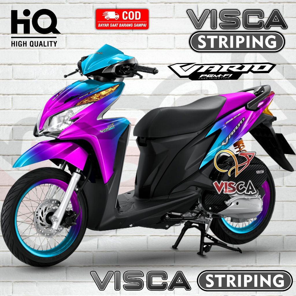 Decal Vario 125 Old Full Body - Stiker Vario 125 Old Keren - Striping Vario 125 Old Variasi - Decal 