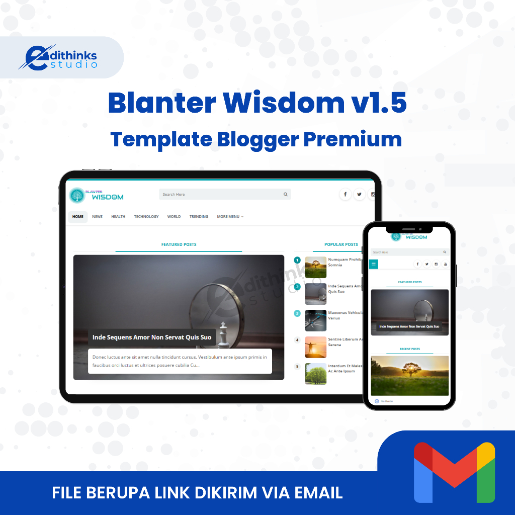 Template Blogger Blanter Wisdom v1.5 | Template Blogger Premium