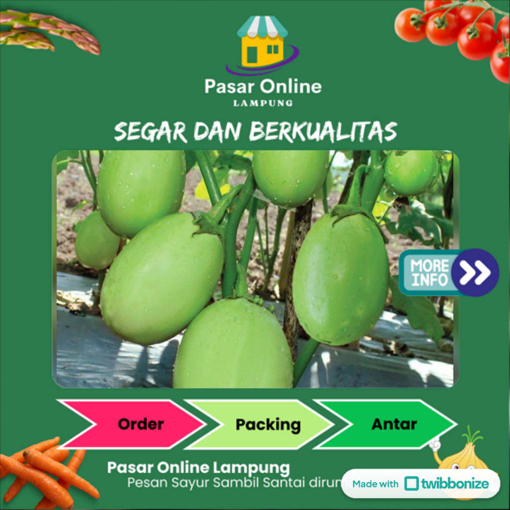 

Terong Pondoh -+500 Gr- Pasar Online Lampung