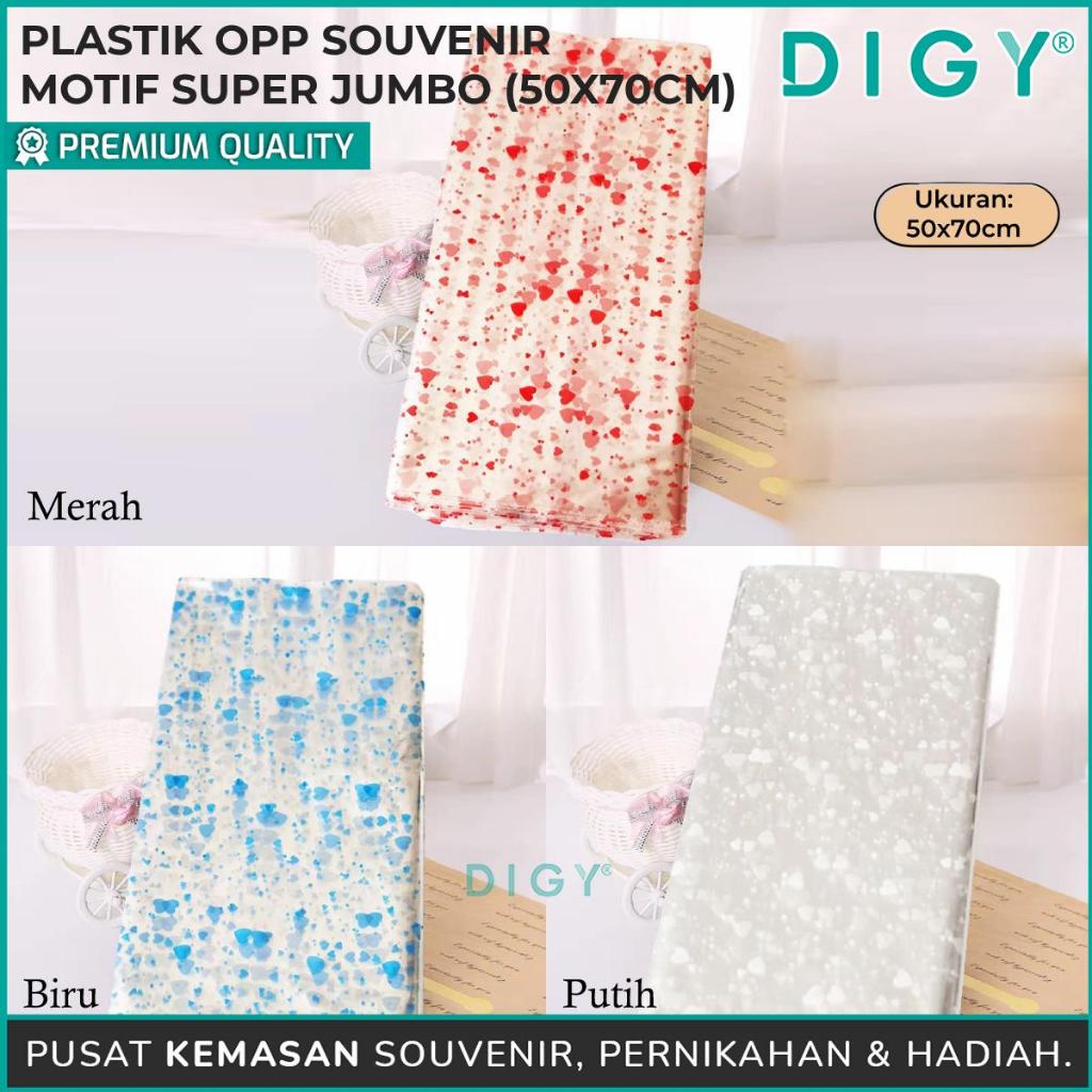 Ay00! [Harga / 20 Pcs] Kantong Plastik Bingkisan Snack Ulang Tahun / Plastik Parcel Motif Size JUMBO