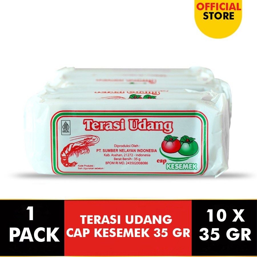 

TERASI UDANG KESEMEK 35 Gr (1 PACK)