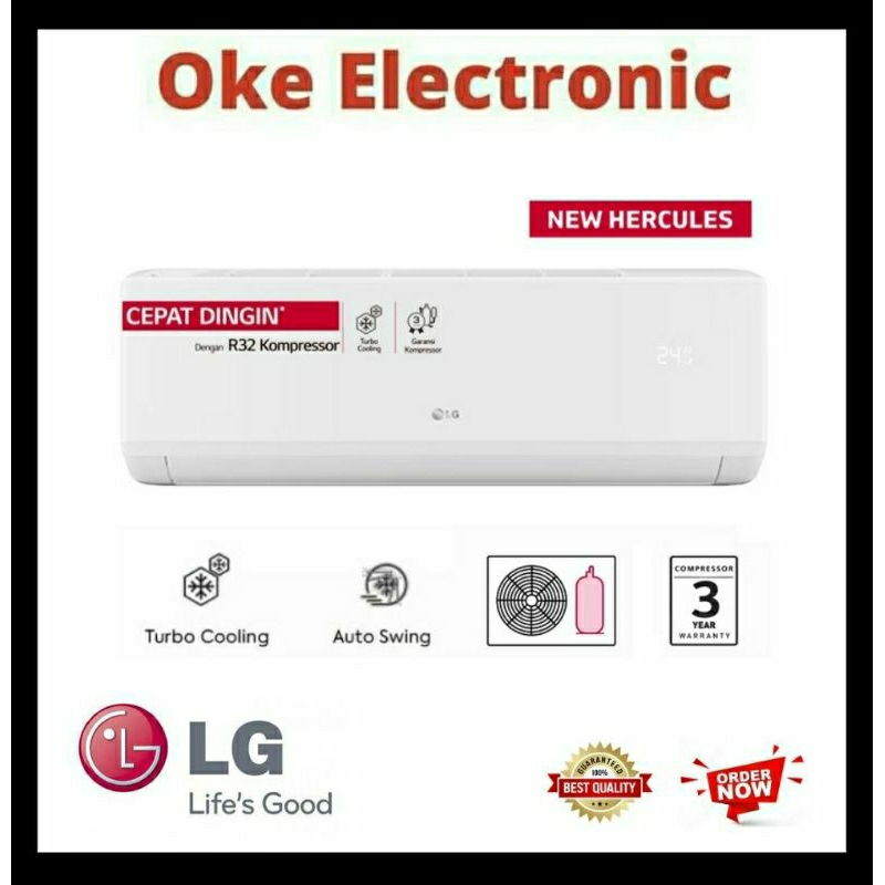 AC LG 1/2PK STANDAR + PASANG