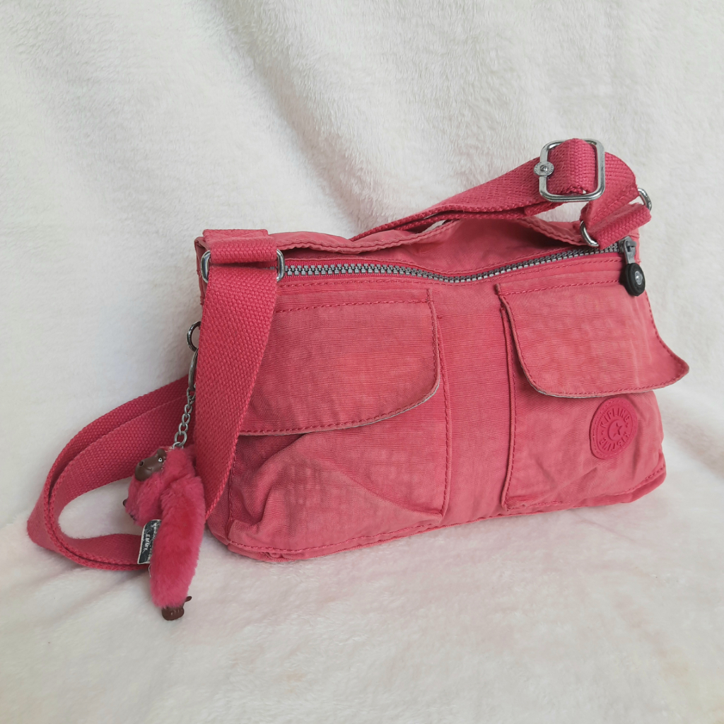 [PRELOVED] Tas Slempang Sling bag Original Kipling Warna Pink