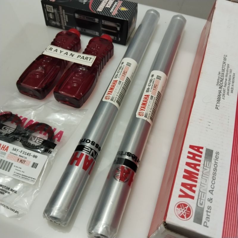 Shock depan + Seal shock + Oli shock yamaha Vega zr Vega zr Vega r new sepasang 5D9 original