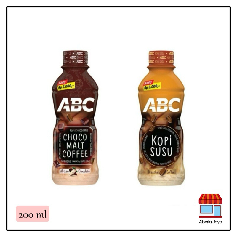 

KOPI ABC CHOCO MALT COFFEE / KOPI SUSU 200 ML