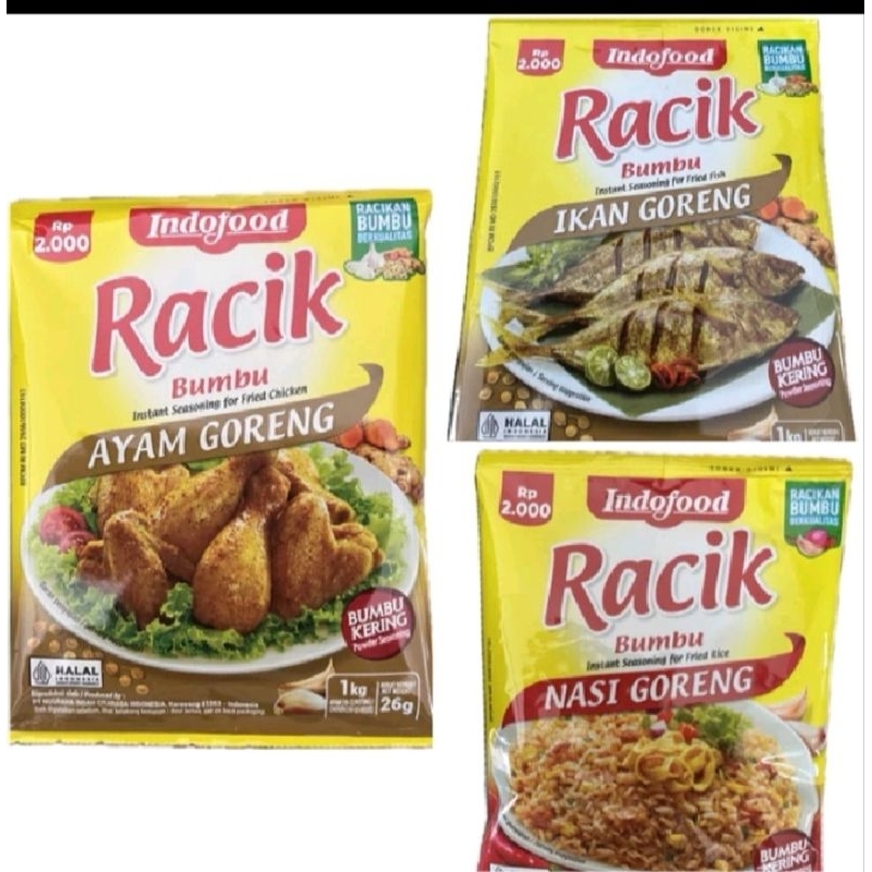 

Bumbu Racik 20g/25 g x10 pcs ( 1 renceng) termurah