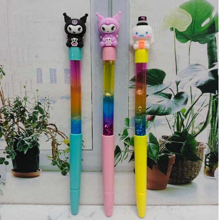 

KODE H95A 12pc PENA BALLPEN PEN GEL motif MANIK ada air SANRIO