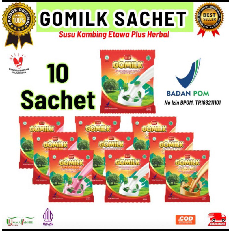 

GOMILK ETAWA PLUS HERBAL ISI 10 SACHET