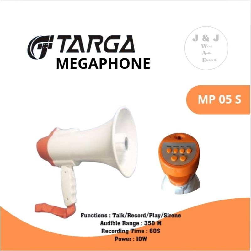 SPEAKER MEGAPHONE TARGA MP 05 S PENGERAS SUARA TARGA