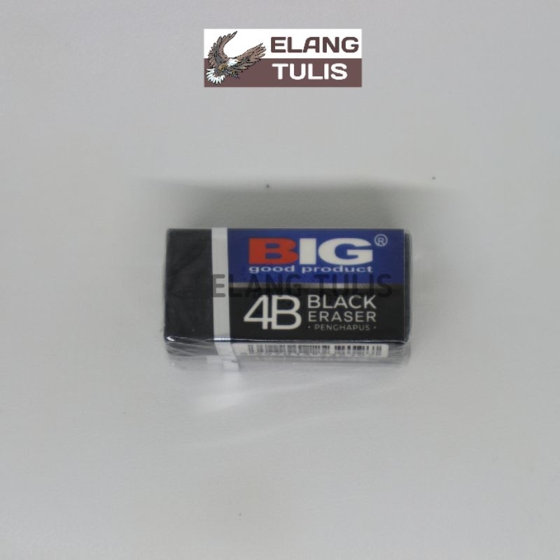 

1 Pcs BIG Pengahapus Pensil Hitam Kecil | Penghapus Pensil BIG ER-9402 Black