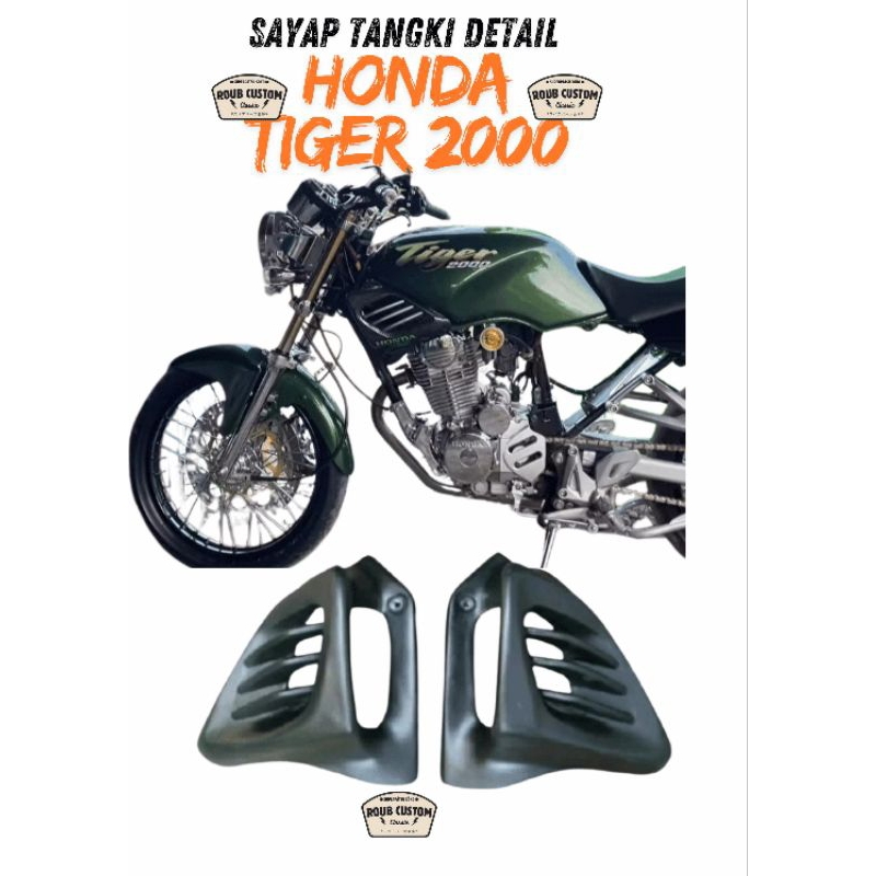 sayap tangki Honda tiger2000 custom sayap tangki Honda tilas2000 custom