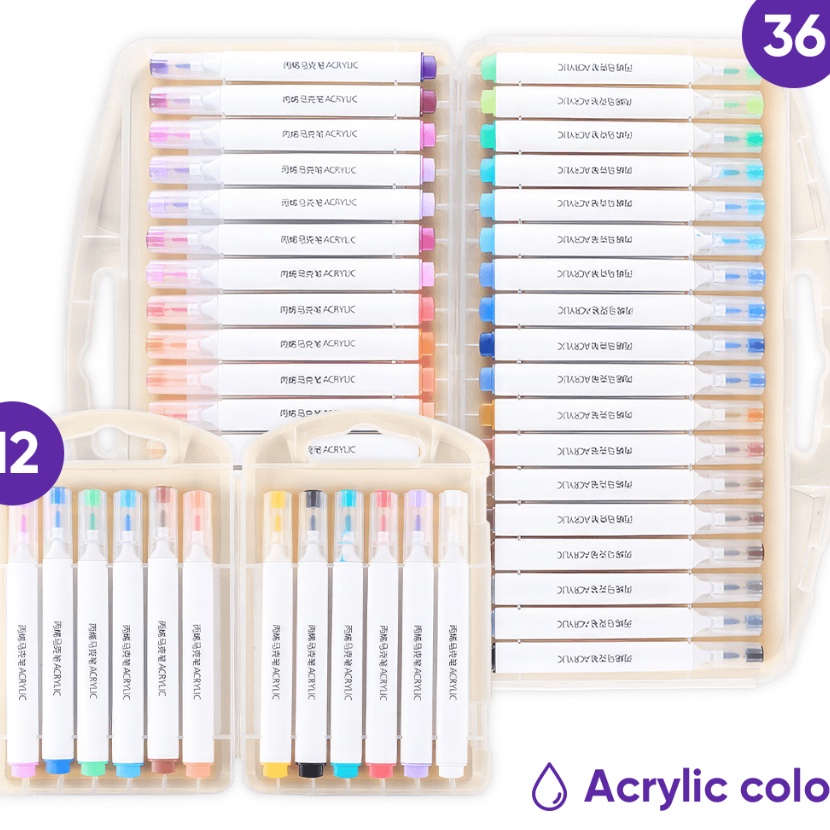 

FG2 Giorgione Acrylic Markers Set Spidol 12243648 Warnas GAMBS