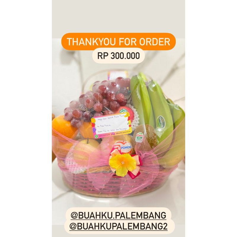 

parcel buah harga 300.000