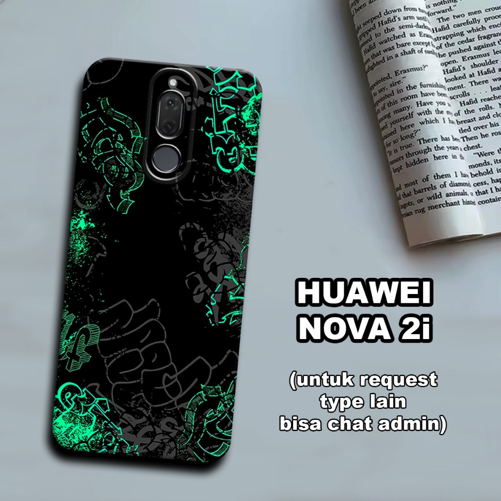 CC25/ Softcase karet lentur untuk huawei nova 2i/Motif grafity/case huawei nova 2i/kesing huawei nov