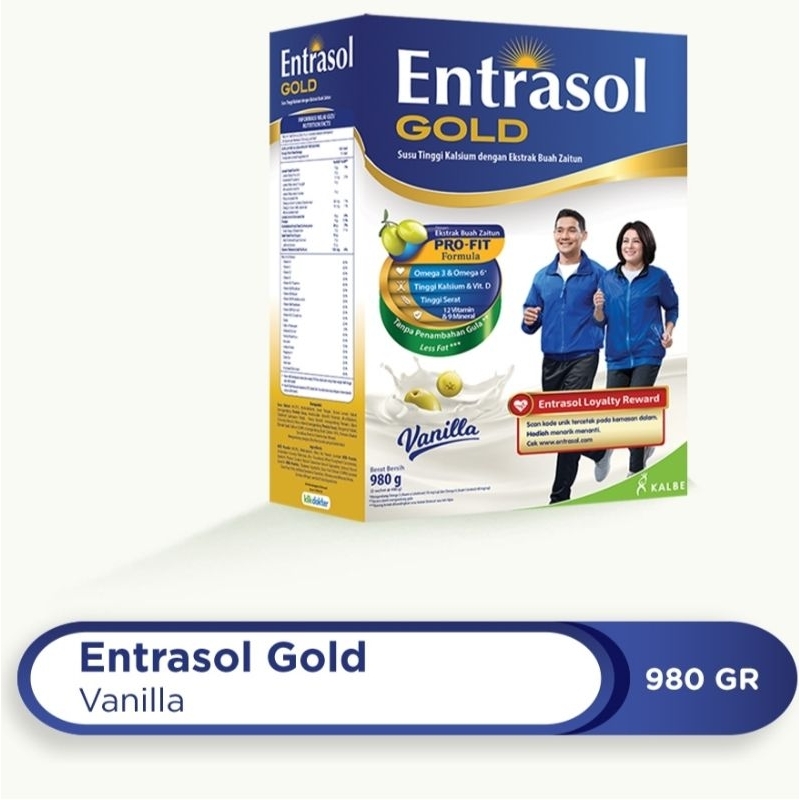 

Susu Entrasol Gold 980gr