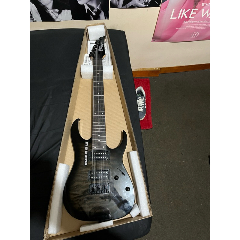 ibanez gio grg-7221 qa tks 7 string guitar