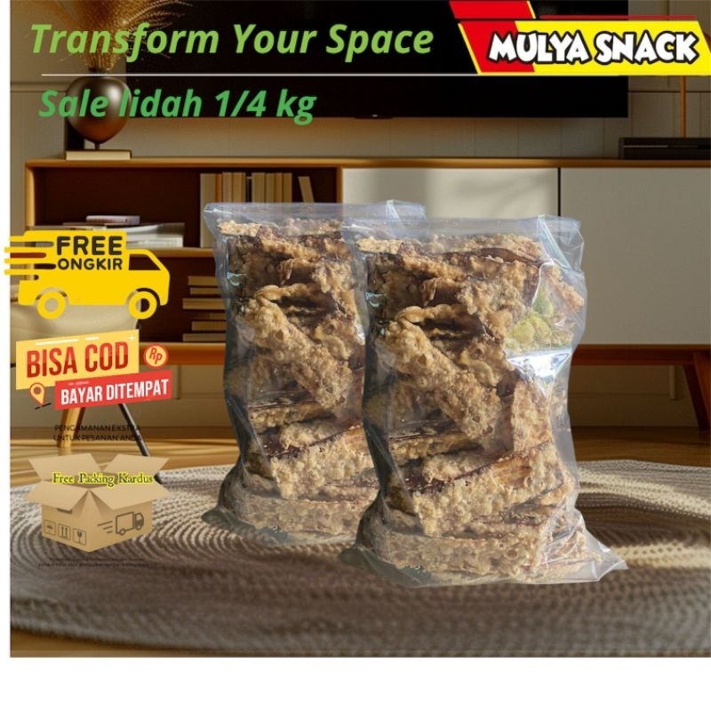 

{ 250 gr } Pisang sale / sale lidah manis kriuk