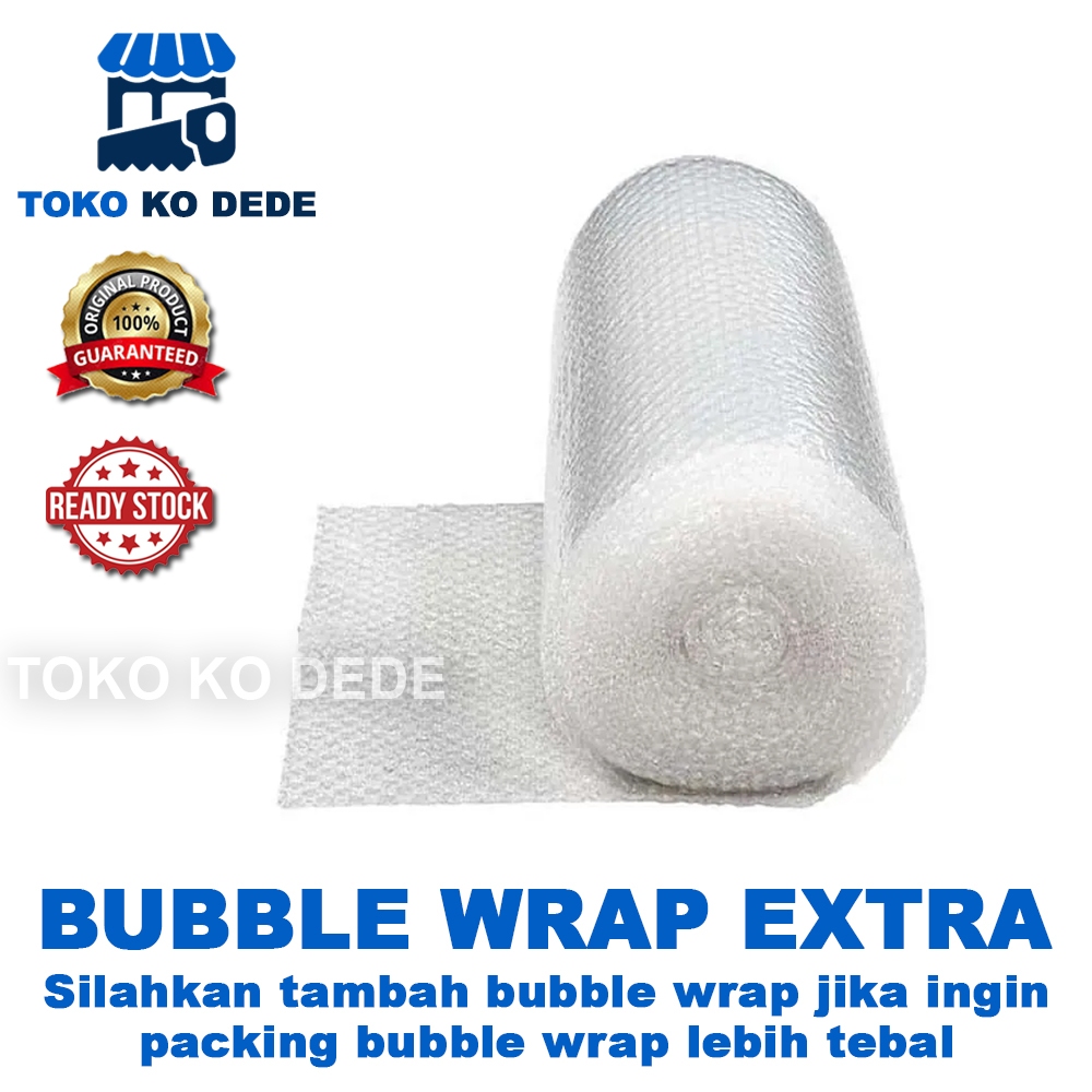 

Bubble Wrap Extra Untuk Packing Tambahan Agar Paket Aman