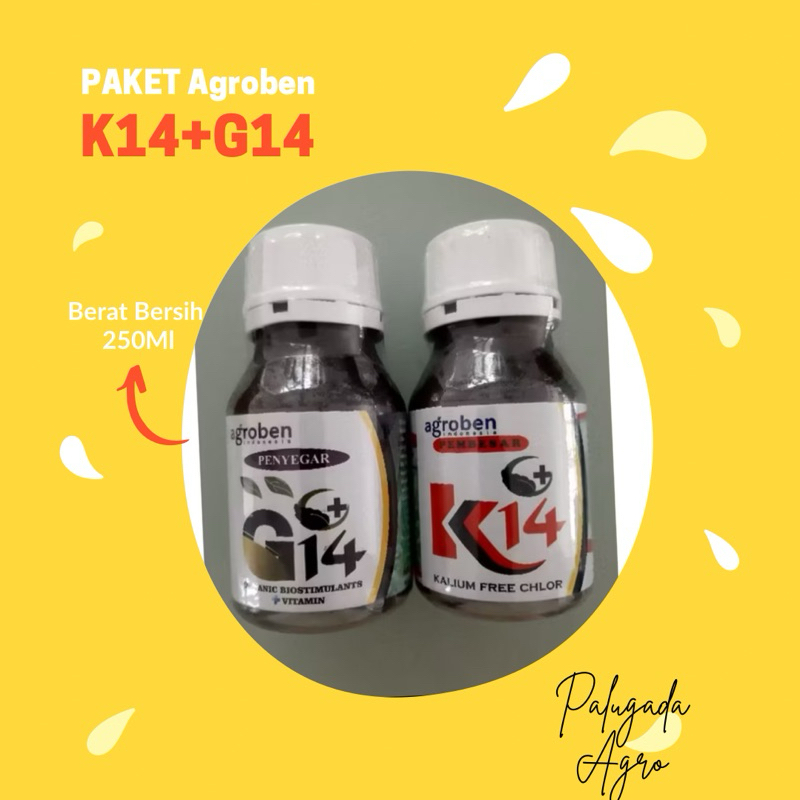LEBIH MURAH Paket Pupuk K14+G14 250Ml