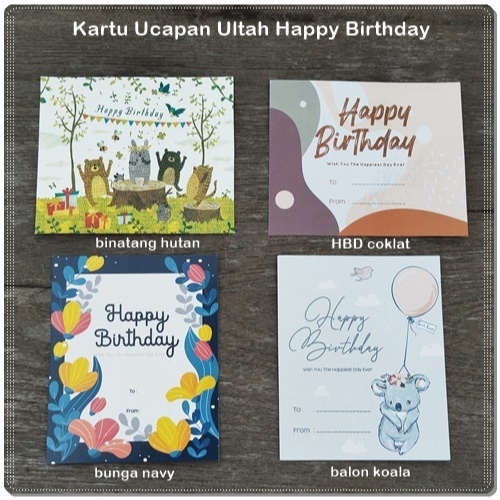 

TAG-50 : Hang Tag Ultah / Kartu Ucapan Ultah (per buah)