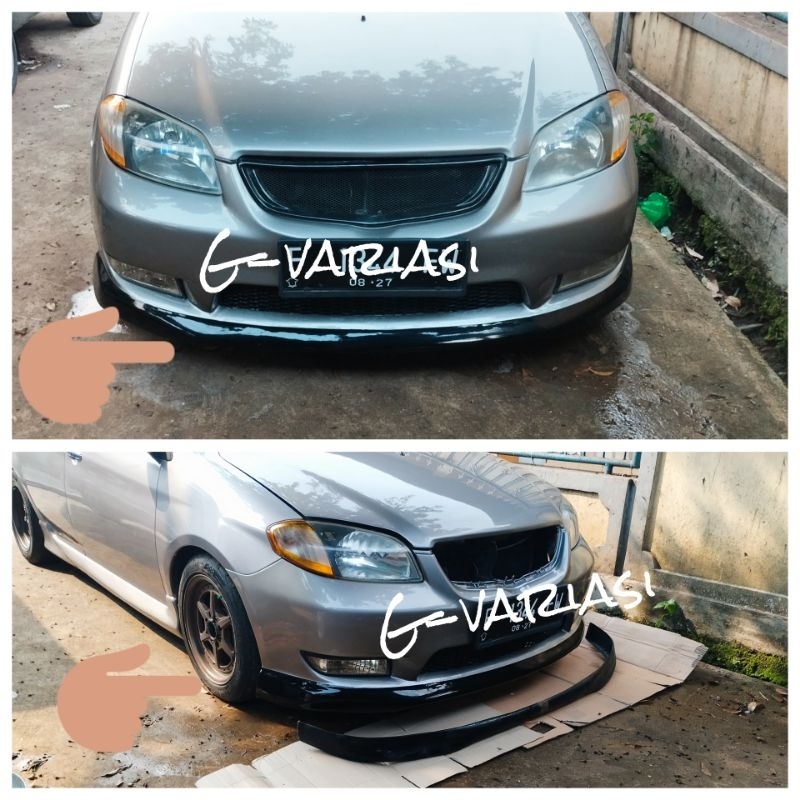 lips bemper vios gen1 model elegan styls toms