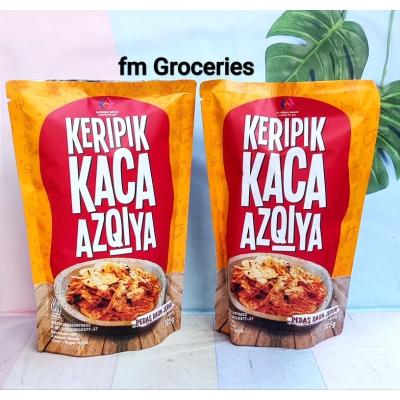 

Keripik kaca Azqiya Pedas Daun Jeruk