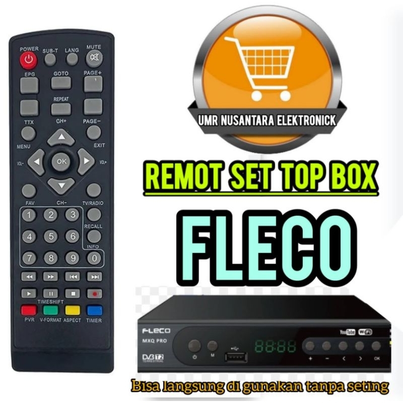 Remote SET TOP BOX FLECO TANPA SETING