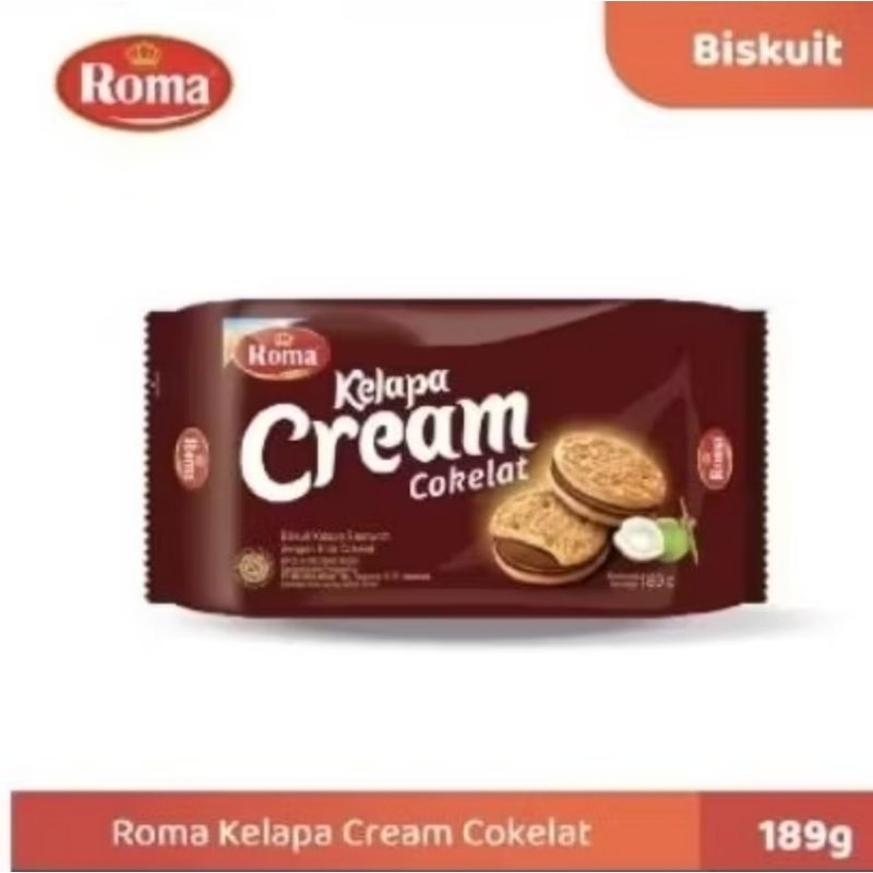 

Roma Kelapa Cream Coklat 189g