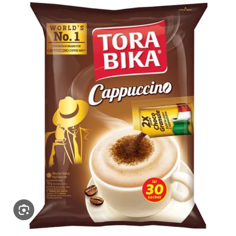 

torabika capucino bag 30 sachet