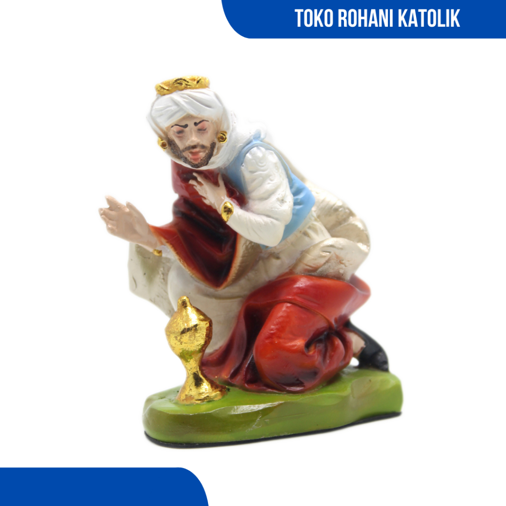 PROMO SET PATUNG NATAL 20 CM / HADIAH NATAL / NATIVITY SCANE / PATUNG TUHAN YESUS / PATUNG BUNDA