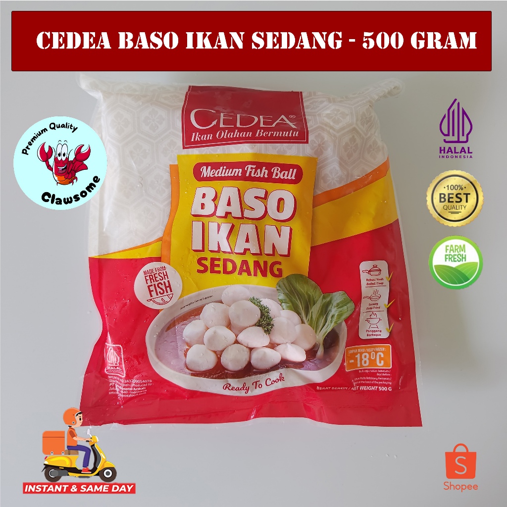 

CEDEA BASO IKAN SEDANG - 500 GR