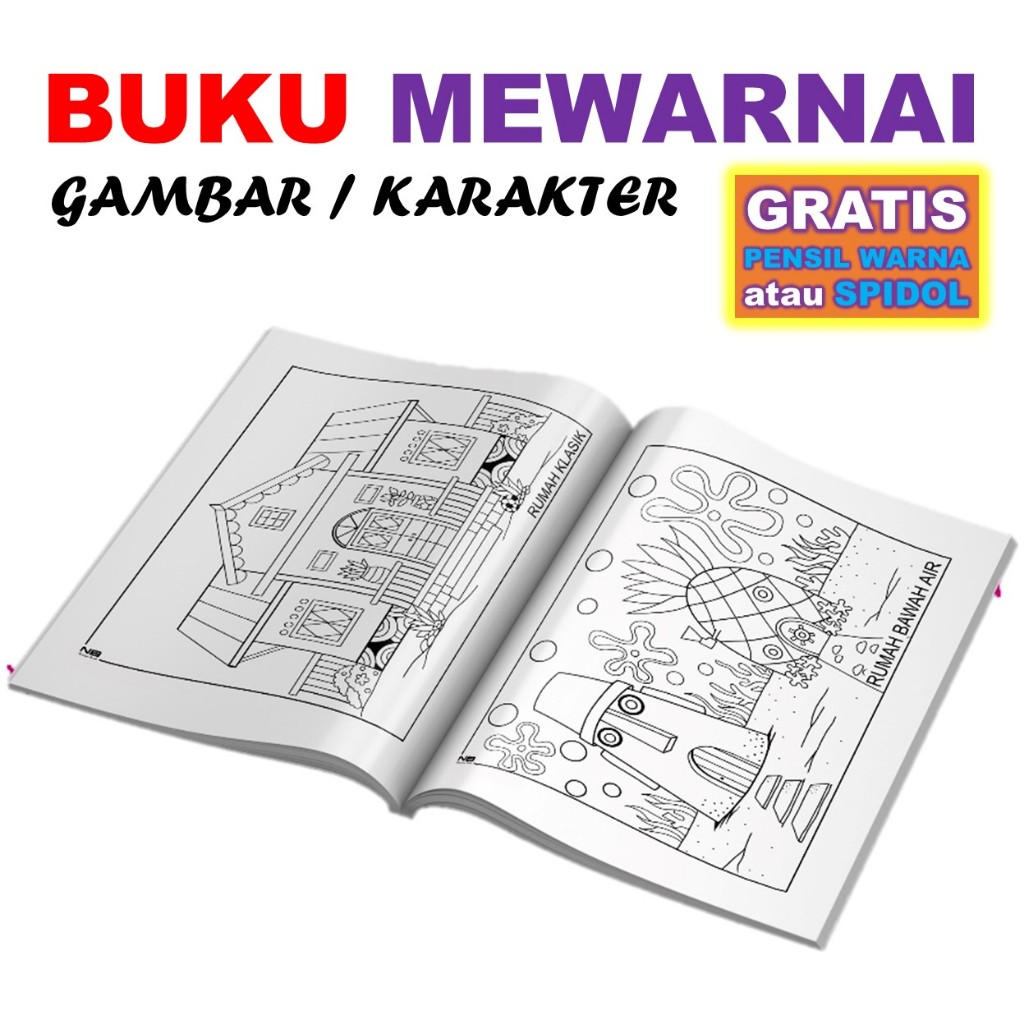 

Buku Gambar Mewarnai Anak Tk Dan SD Usia 4 5 6 7 8 Tahun Paket Komplit Buku Menggambar Dan Mewarnai Kertas Tebal Murah