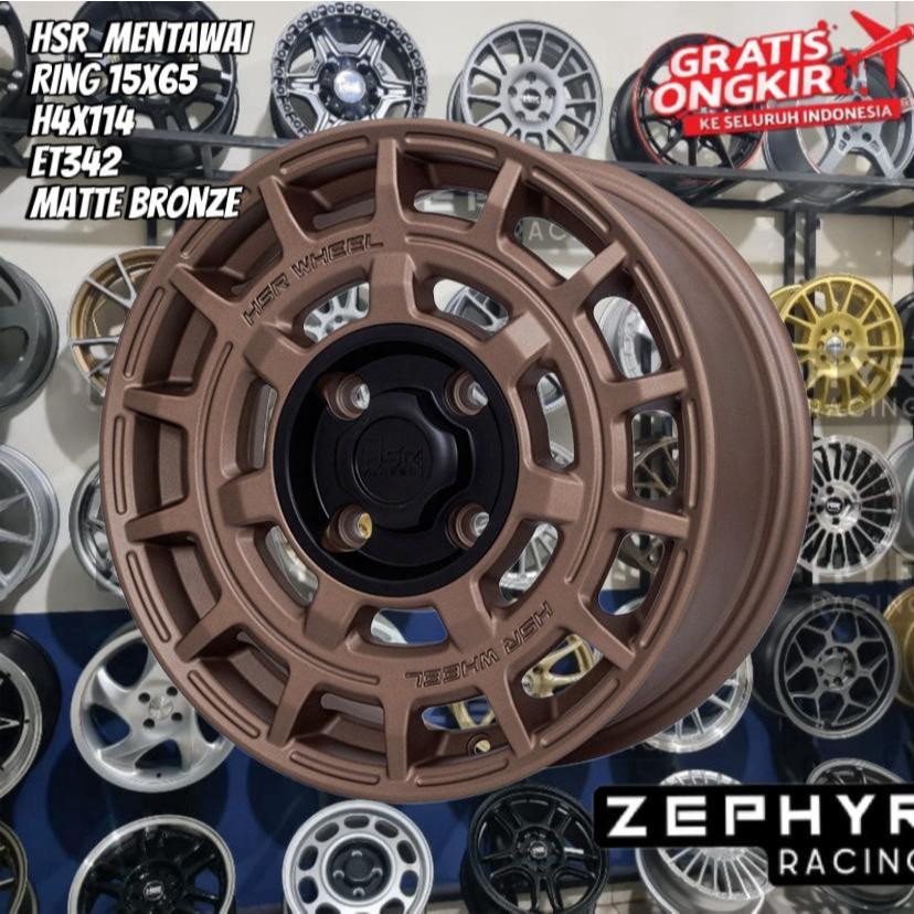 velg hsr mentawai r15 untuk toyota avanza, daihatsu ,toyota, avanza,hsr ring 16