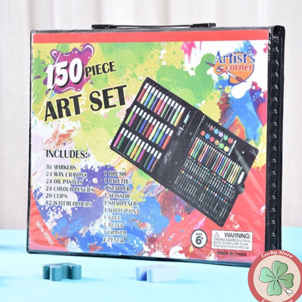 

Baru Aman Crayon Set 15 Art Set Peralatan Gambar Set Alat lukis