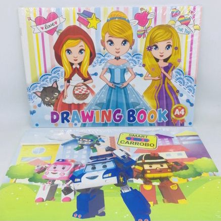 

Penjualan Istimewa Buku Menggambar Drawing Book isi 1 pack 1 pcs motif campur cewe dan cowo