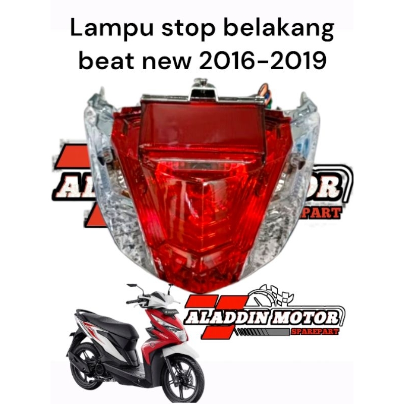 lampu stop belakang honda beat new 2016-2019