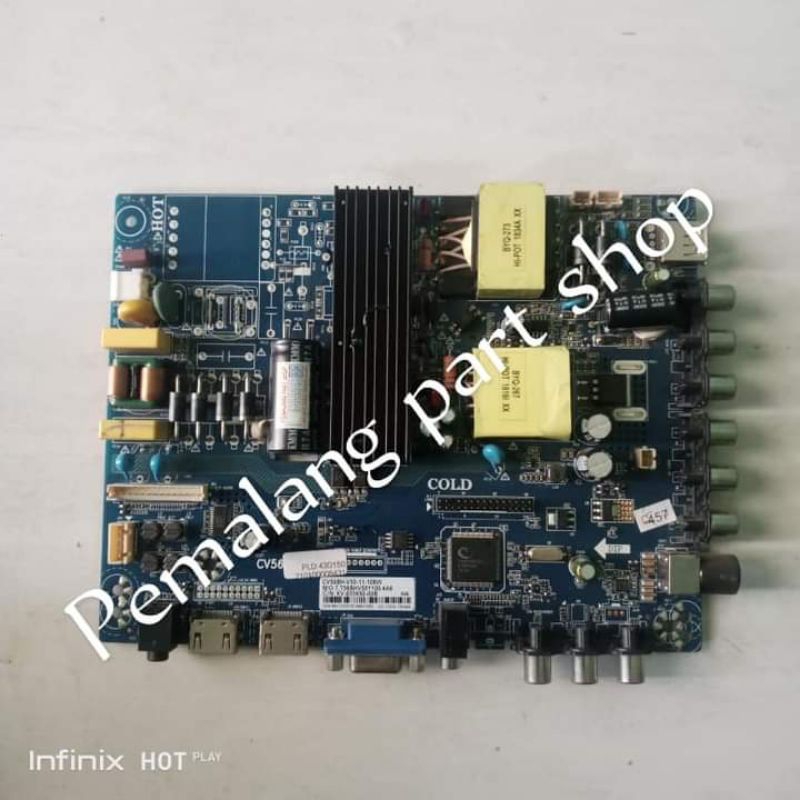 MB MOTHERBOARD TV POLYTRON 43D150 PLD43D150